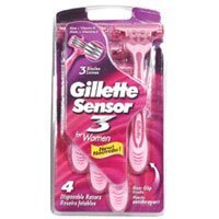 Gillette for women daisy 3 womens disposable razors (047400110199)