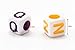 JINWAY 800pcs Letter Beads White Beads With Colorful Letter Acrylic Alphabet Beads for Jewelry Making,DIY Bracelets, Necklaces, Key Chains and Children's Educational Toys