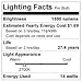 Great Eagle 100W Equivalent LED Light Bulb 1590 Lumens A19 Warm White 2700K Dimmable 14-Watt UL Listed (6-pack)