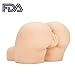 Y-NOT Male Masturbator Sex Toy Lifesize Ass Butt Male Stroker Sex Doll for Adult TPR Realistic Vagina Pussy Anal Love Doll Color Flesh