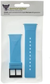 nanox - Apple iPod nano silicone strap (Blue strap / Black buckle)