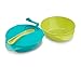 Tommee Tippee Explora Easy Scoop Feeding Bowls with Lid and Spoon 2-Pack - Blue