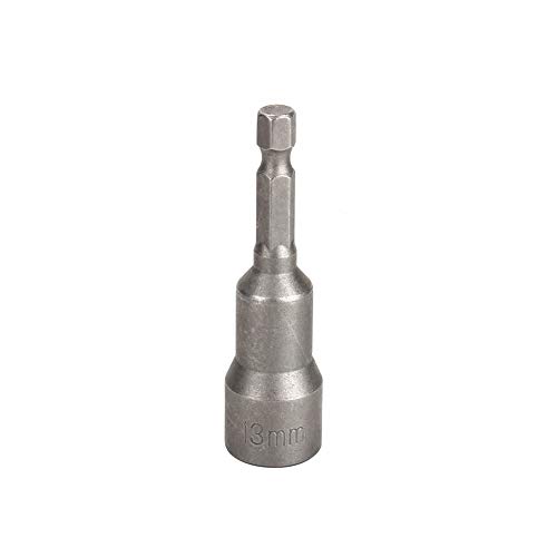 1/4 Inch Hex Shank 13mm Magnetic Nut Driver Set Socket Adapter Hex Drill Bit Metric Impact Magnetic Nutsetter Set