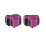 Inkjetcorner 2 Pack Magenta Remanufactured Ink Cartridge for HP No. 02M C8772WN HP Photosmart 3110 3210 3210v 3210xi 3310 3310xi C5180 C6180 C6280 C7180 C7280 C8180 D7260 D7160 D7360 D7460 8250