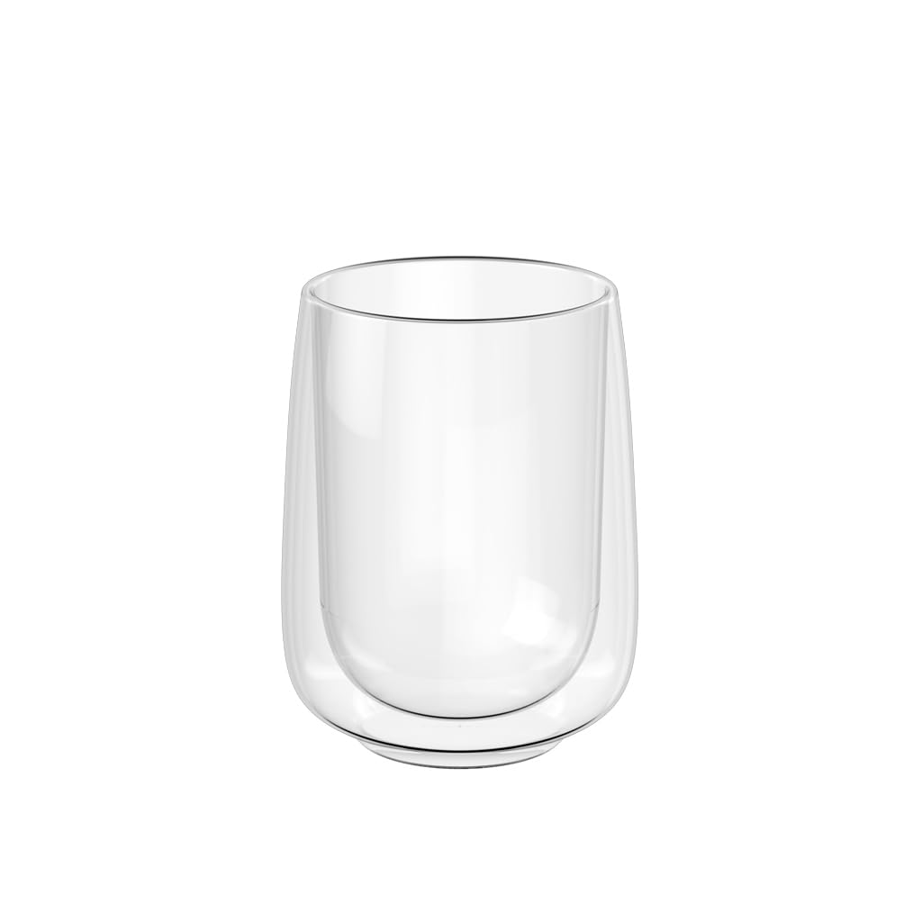 Villeroy & Boch – Artesano Hot&Cold Beverages Latte-Macchiato Mug, Set of 2 Glasses, Double-Walled Glasses for Cold and hot Beverage, 360 ml, Borosilicate Glass, Dishwasher-Safe, Microwave-Safe