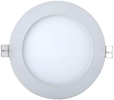 Magood 18W 8inch Ultra-Thin LED Panel Light Round Recessed Downlight, 3000K Warm White LED Ceiling Lights for Office, Mall, Home, Corridor, Living Room, Bathroom (Warm White, 18W)