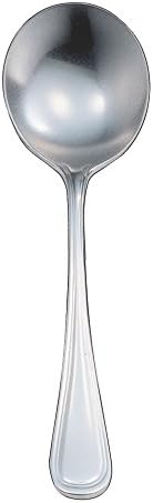 Walco Stainless PAC12 Pacific Rim 5-3/4" Bouillon Spoon - Dozen