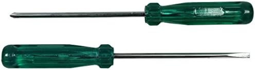 Excel 2-Piece Flat Head Screw Driver Set, Philips and Regular