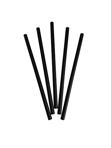 image for Kingseal Disposable Paper Cocktail Drinking Straws, Stirrer, Unwrapped