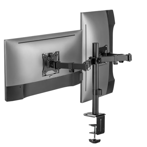 Suporte Duplo Articulado para Monitor Clanm CS12 13 a 32 Polegadas VESA 75x75 100x100 10kg por Monitor