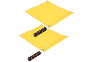Sports Referee Flag, Sturdy Durable Soccer Referee Corner Flags for Sports Match