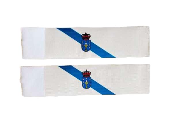 Football Captain Flag Armbands, Football Captain Armbands, Adjustable Elastic Football Captain Armbands (Galicia, Unisex: 8 x 30 CMT) (1, Galicia, 8x30cm) — image 1