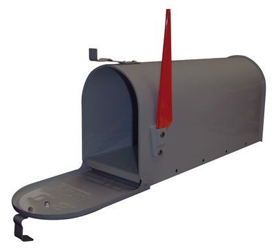 American Mailbox - U.S. Mail - Briefkasten Stahl Anthrazit mit Mailboxständer