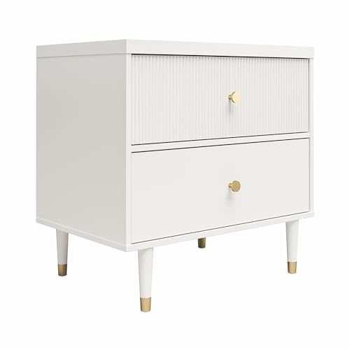 CosmoLiving by Cosmopolitan Elizabeth Nightstand, White