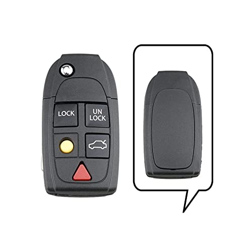 For Volvo Key 5 Buttons Smart Car Key Shell For Volvo XC70 XC90 V50 V70 S60 S80 C30 Remote Flip Key Fob Case