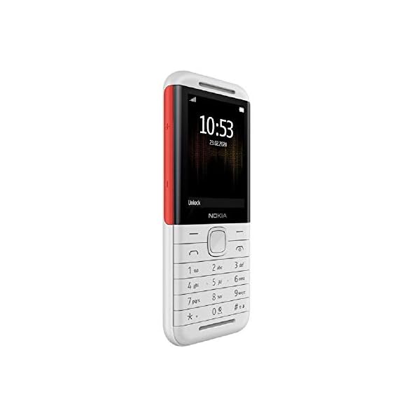 Nokia-5310-24-Inch-8-MB-UK-SIM-Free-2G-Feature-Phone-Dual-Sim-WhiteRed Nokia 5310 2.4 Inch 8 MB UK SIM-Free 2G Feature Phone (Dual Sim) - White/Red