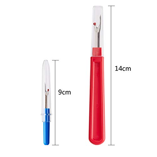 Seam Ripper and Thread Remover Kit,2 Big and 2 Small Sewing Stitch Thread Unpicker and 1 Sewing Trimming Scissor Nipper Tool for Thread Remove. - Thumbnail 3