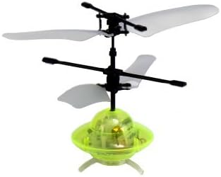 Tech Team RC Mini UFO Helicopter, Remote Control, Fun for kids of all ages, Color may vary (Green, Blue, Gray) by Tech Team