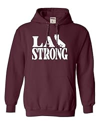 Go All Out X-Large Maroon Mens LA Strong Los