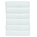 Luxury Hotel & Spa Towel 100% Genuine Turkish Cotton Hand Towels - White - Honeycomb - Set of 6