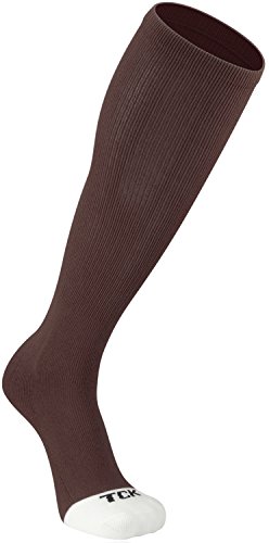 TCK Prosport Performance Tube Socks (Brown, Small)