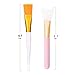 Facial Mask Brush - Face Mud Mask Mixing Brush Cosmetic Makeup Brush Silicone Facial Applicator, Hairless Silicone Brush, Facial Mask for Applying Facial Mask, Eye Mask,Peel, Serum or DIY Needs (2)