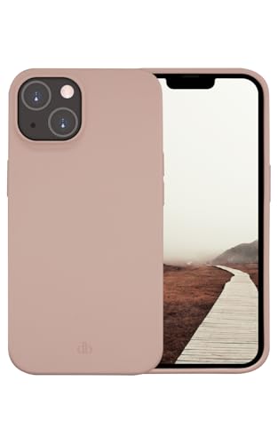 dbramante1928 Costa Rica – Custodia morbida in silicone antiurto con materiali plastici riciclati e riciclabili certificati GRS - per iPhone 14 - Rosa
