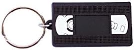 Vhs Tape Keychain 2" X 1.25"