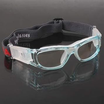 Lanbinxiang@ Wrap Goggles Sportbrillen Eyewear für Fußball/Basketball-Spiel klar