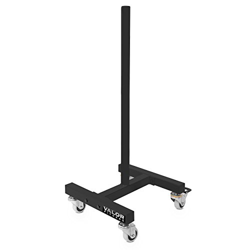 Valor Fitness BH-19 Mobile Bumper Plate Stand with Locking Wheels