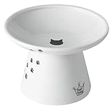 Necoichi Extra Wide Raised Cat Food Bowl