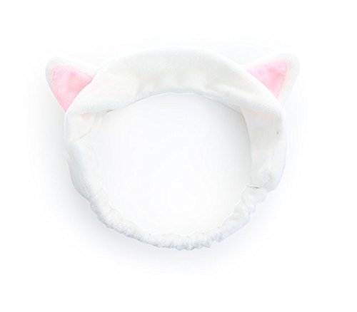 3 PCS Coral Velvet Cat Ear Makeup Shower Face Washing Headband Hairband Hair Accessories Best Makeup Headband Tool for Women