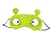 Cute Big Eye Sleeping Eye Mask & Blindfold with Removeable Ice Bag Relieves Insomnia and Stress Green by AKEBA