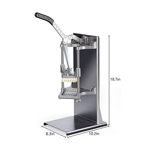 PETKABOO Commercial French Fry Cutter with 1/2 Blade, Steel Food Grade