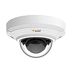 Axis Communications 0806-001 M3046-V - Network Surveillance Camera - Dustproof/Waterproof/Vandal-Proof - Color (Day & Night) - 2.4Mm Lens - 4 MP - 2688 X 1520, White