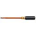 Klein Tools 602-8-INS Insulated Screwdriver, Made in USA, 3/8-Inch Cabinet Tip with 8-Inch Shank
