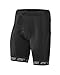 SLS3 Men`s Tri Shorts | Triathlon Short | 2 Pocket Trishorts | Black | FX | 9 inches | Swim-Bike-Run | German Designed