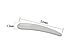 ReNext 100pcs Mini Cosmetic Spatula Scoop Disposable White/cosmetic Mask Spatula/plastic Spoon