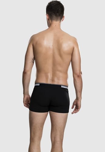 Homme Modalsonger Shorts Dubbelpack Caleçon Boxeur, Noir, M EU