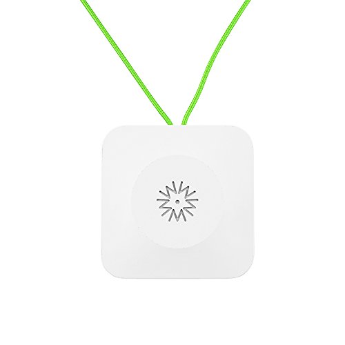 Portable Air purifier, Mini Ifresh Personal Ionic Air Purifier Necklace Ionizer USB Rechargeable. Removes Cigarette Smoke, Bacteria, Unbearable Odor, Removes Bad Smells. Minimize the Risk of Bird Flu, Avian Influenza. White-Made by Winext