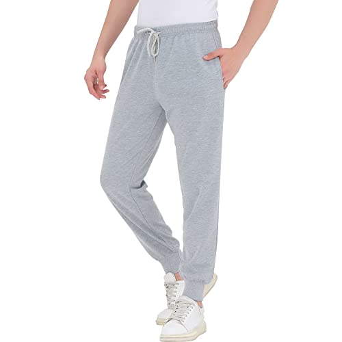 Smith &Amp; Solo Jogginghose Herren – Jogger Männer Modern | Baumwolle Jungen Slim Fit Freizeithose | | Sporthose – Training – Trainingshose | (Grau, L)