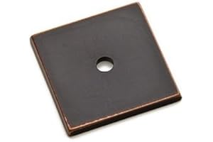 Emtek 86434US10B Back Plate for Knobs, Oil Rubbed Bronze