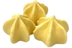 Niamara's Lemon Meringue Cookies Sugar Free, 1 Ounce - Zesty Lemon Citrus Meringue Cookies - Gluten-Free, Fat-Free, Low-Calorie, Keto-Friendly Sweet Treat
