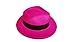 Party Hats, Neon Color Plastic Gangster Fedora Party Hats (48 Gangster Hats)