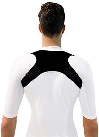 Adjustable Posture Corrector-Comfortable Shoulder & Back Brace for Slouching-Discreet Design for Men&Women (for Upper Back Clavicle Support,Suitable for Running/Sports)