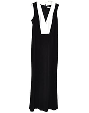 CALVIN KLEIN Sequined Colorblocked Gown, Sleeveless Dress 10