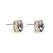 Humble Chic Women's Faceted Square Studs - Cushion Cut Large Jewel Statement Post Earrings .55