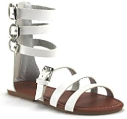 QQ Girls Kids Julia-710 Strappy Gladiator Sandals
