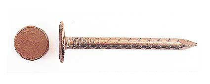 0,25 kg Pappnägel /Schieferstifte Kupfer CU , 2,8x35