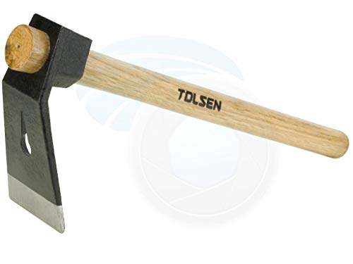 21oz 600g Woodworking Garden Straight Adze Wooden Handle Nail Puller